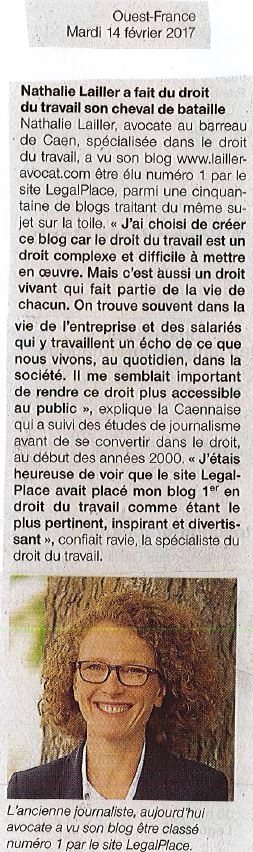 Le Blog pratique du droit du travail classé n°1 des blogs en droit du travail 